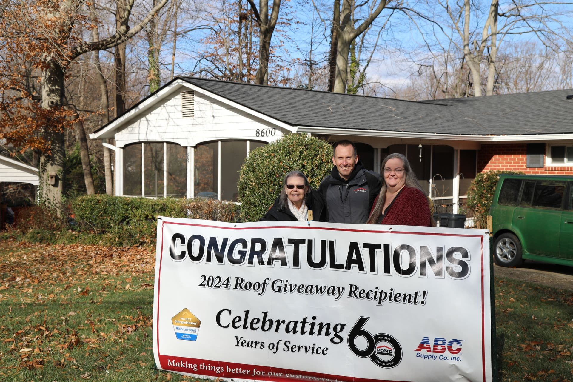2024 Winners of Pond Roofing Giveaway